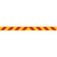 ZEBRA Rear Marker 1600 x 100mm Class 1 Reflective Sign - Aluminium Plate